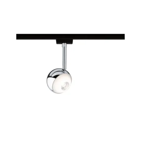 Spot URail Capsule II 6W 2700K Noir dép/Chrome 230V métal/Syn gradable