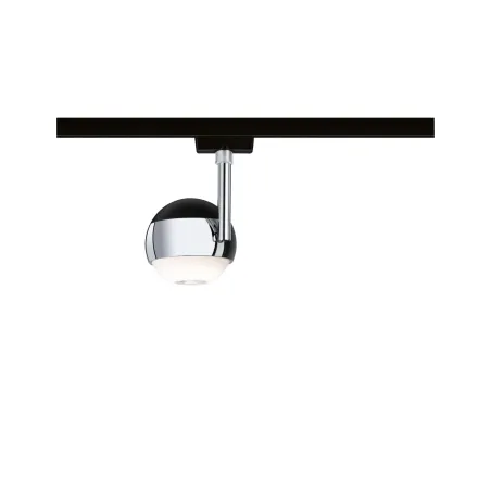 Spot URail Capsule II 6W 2700K Noir dép/Chrome 230V métal/Syn gradable