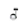 Spot URail Capsule II 6W 2700K Noir dép/Chrome 230V métal/Syn gradable
