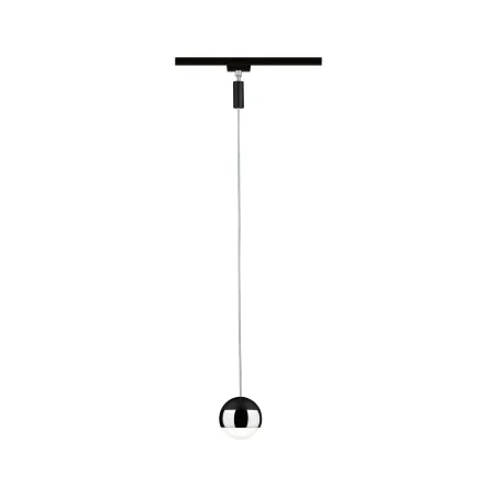 Suspension URail Capsule II 6W 2700K Nr dép/Chrome 230V métal/Syn gradable