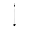 Suspension URail Capsule II 6W 2700K Nr dép/Chrome 230V métal/Syn gradable
