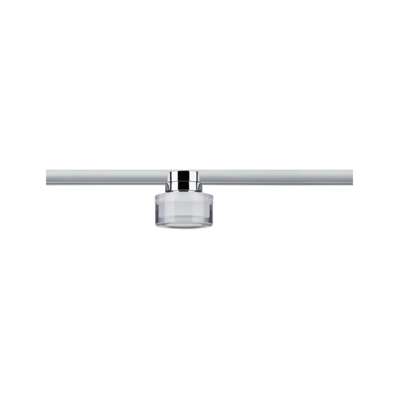 URail Ceiling Topa 1x5,2W Chrome /Clair/Satin 230V Métal/Acrylique