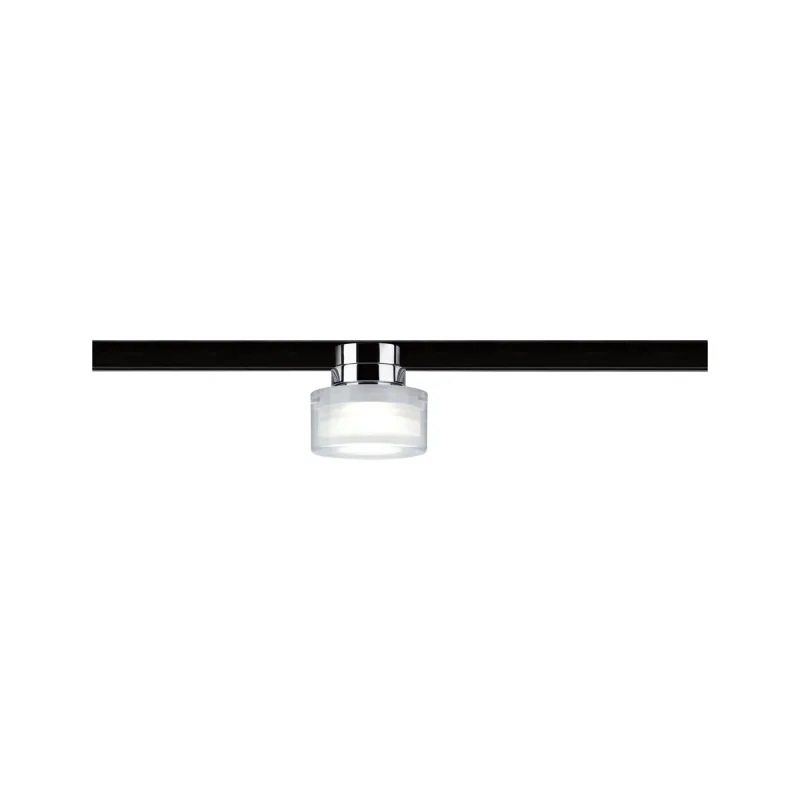 URail Ceiling Topa 1x5,2W Chrome /Clair/Satin 230V Métal/Acrylique