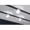 URail Ceiling Topa 1x5,2W Chrome /Clair/Satin 230V Métal/Acrylique