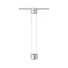 Suspension URail Aldan 13W 4000K Cr dép/ Noir 230V métal/plastique gradable