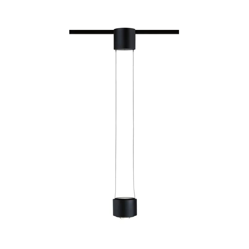 Suspension URail Aldan 13W 4000K nr dép/ Noir 230V métal/plastique gradable
