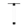 Suspension URail Aldan 13W 4000K nr dép/ Noir 230V métal/plastique gradable