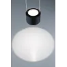 Suspension URail Aldan 13W 4000K nr dép/ Noir 230V métal/plastique gradable