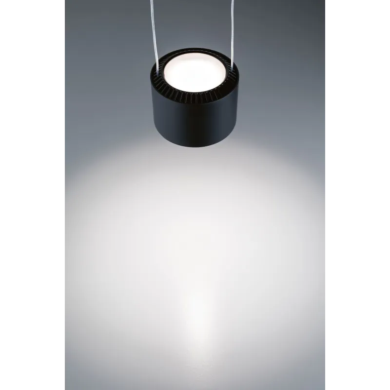 Suspension URail Aldan 13W 4000K nr dép/ Noir 230V métal/plastique gradable