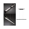 Suspension URail Lento 42W Noir dép 230 V, métal gradable