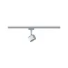 Spot URail Muri 1x4W Chr dép 230V mét/verre 3000K Non-grd