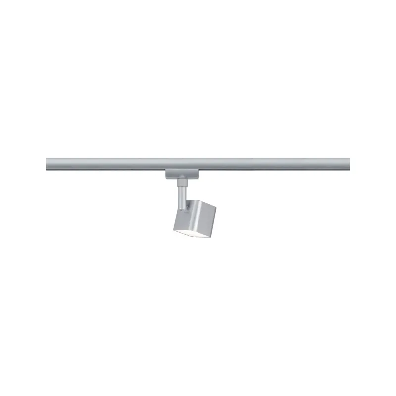 Spot URail Muri 1x4W Chr dép 230V mét/verre 3000K Non-grd