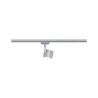Spot URail Muri 1x4W Chr dép 230V mét/verre 3000K Non-grd