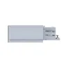 End Feed ProRail3 droite Argent 230V métal/plastique 3 phases
