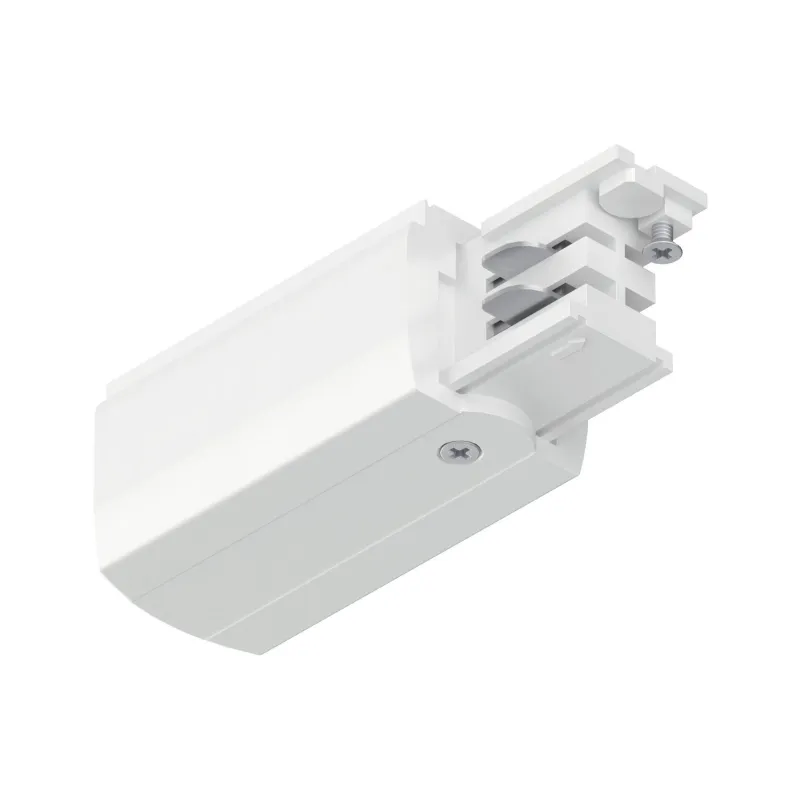 End Feed ProRail3 gauche Blanc 230V métal/plastique 3 phases