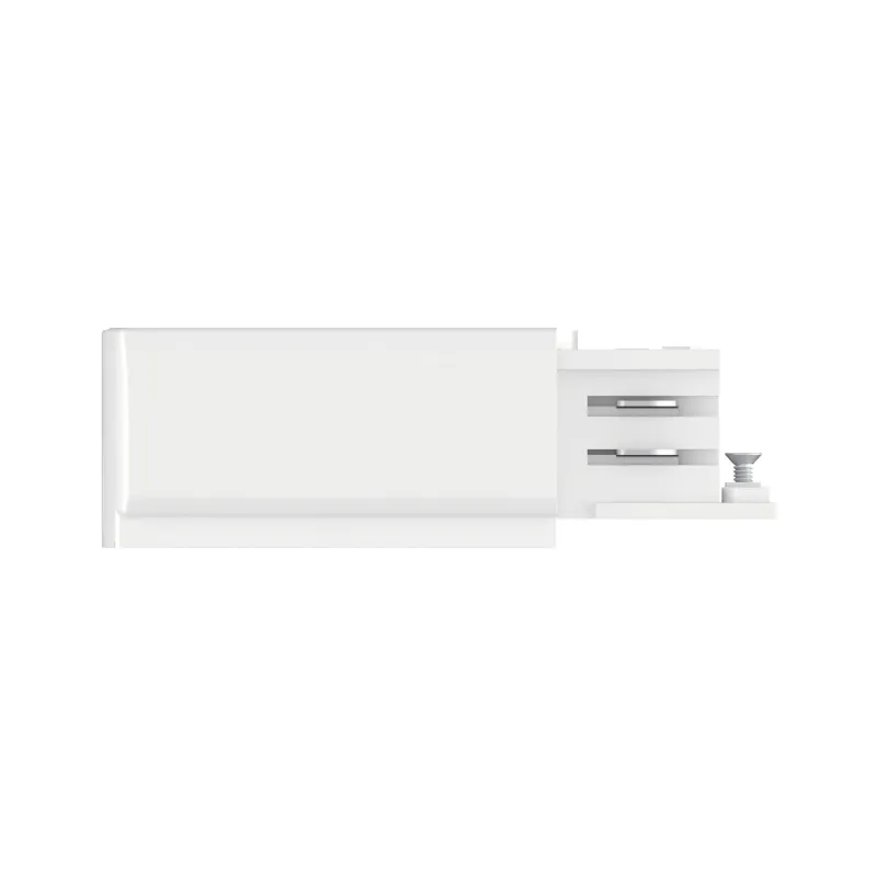 End Feed ProRail3 gauche Blanc 230V métal/plastique 3 phases