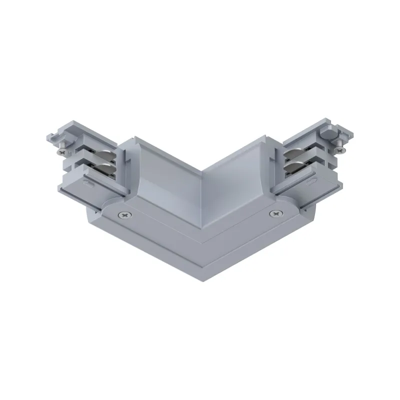 Connecteur en L ProRail3 Terre ext Arg 230V métal/plastique 3 phases