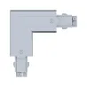 Connecteur en L ProRail3 Terre ext Arg 230V métal/plastique 3 phases