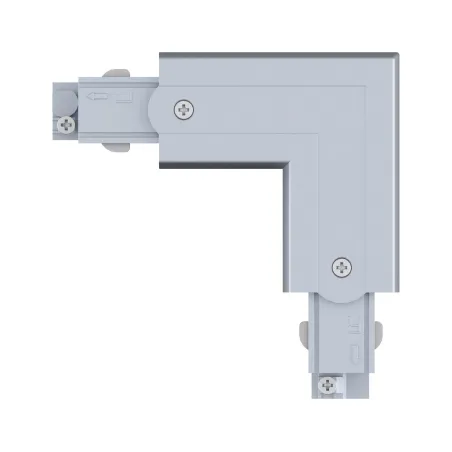 Connecteur en L ProRail3 Terre ext Arg 230V métal/plastique 3 phases