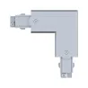 Connecteur en L ProRail3 Terre ext Arg 230V métal/plastique 3 phases
