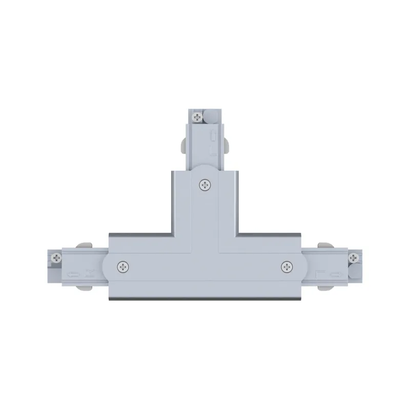 Connecteur T ProRail3 Terre gauche Arg 230V métal/plastique 3 phases
