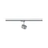 Spot ProRail3 Aldan 1x9W Argent/Noir 230V métal 3000K 3 phases dimmable