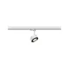 Spot ProRail3 Aldan 1x9W Blanc/Noir 230V métal 3000K 3 phases dimmable