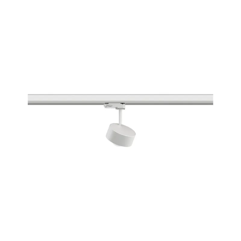 Spot ProRail3 Aldan 1x9W Blanc/Noir 230V métal 3000K 3 phases dimmable