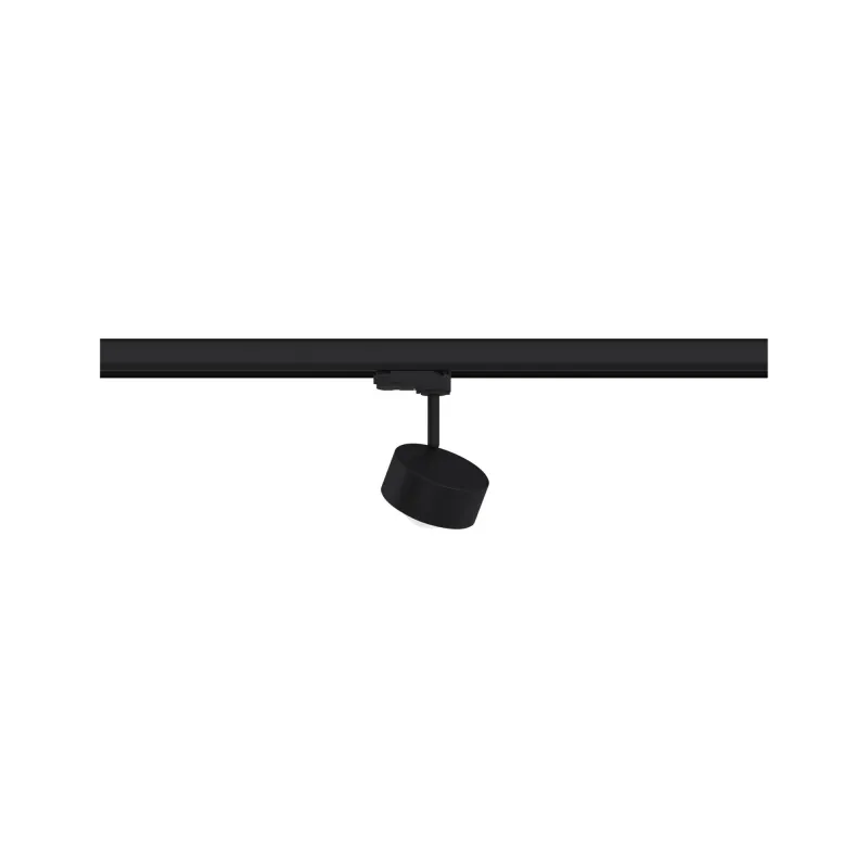 Spot ProRail3 Aldan 1x9W Noir/Chrome 230V métal 3000K 3 phases dimmable