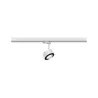 Spot ProRail3 Aldan 1x9W Blanc/Noir 230V métal 4000K 3 phases dimmable
