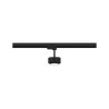 Spot ProRail3 Aldan 1x9W Noir/Chrome 230V métal 4000K 3 phases dimmable