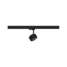 Spot ProRail3 Aldan 1x9W Noir/Chrome 230V métal 4000K 3 phases dimmable