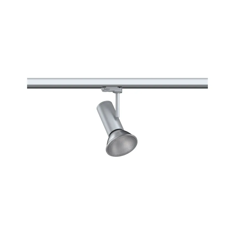Spot ProRail3 Apol max50W E27 Chrome dépoli 230V Métal/plastique