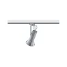 Spot ProRail3 Apol II max50W E27 Chrome dépoli 230V Métal/plastique