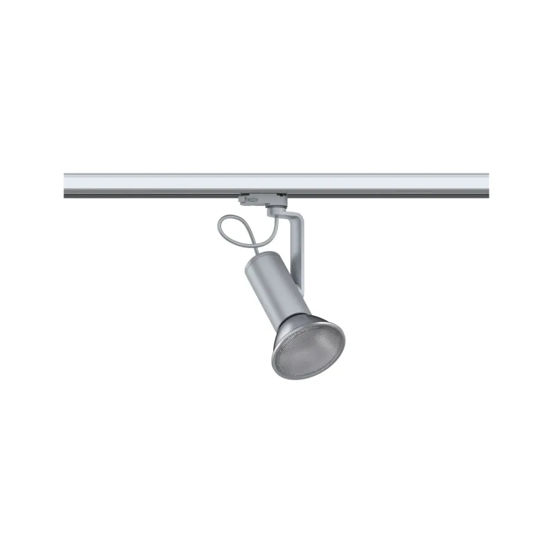 Spot ProRail3 Apol II max50W E27 Chrome dépoli 230V Métal/plastique