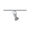 Spot ProRail3 Apol II max50W E27 Chrome dépoli 230V Métal/plastique