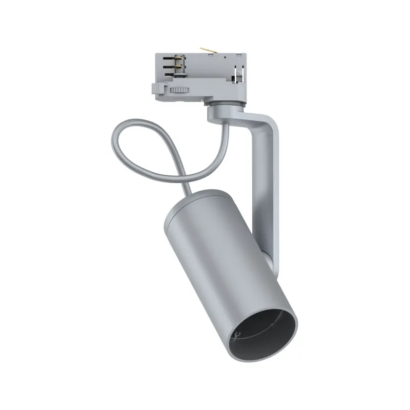 Spot ProRail3 Apol II max50W E27 Chrome dépoli 230V Métal/plastique