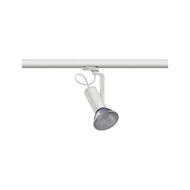 ProRail3 Spot Apol II max50W E27 White 230V Metal/Plastic