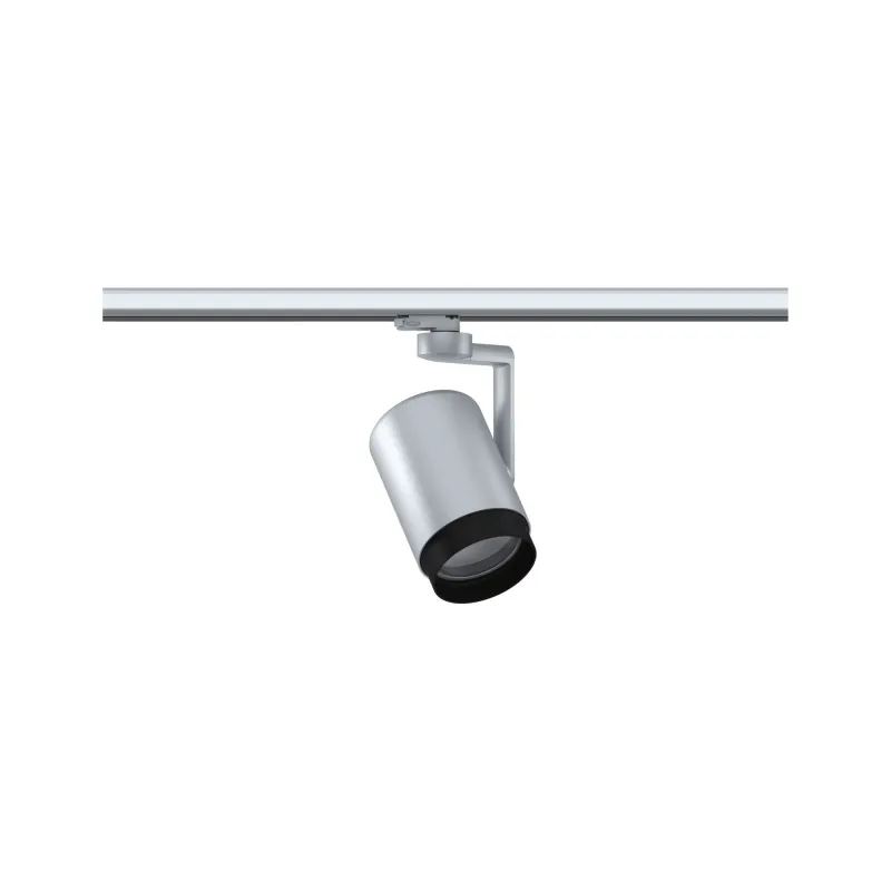 Spot ProRail3 Asthene max50W E27 Chrome dépoli 230V Métal/plastique