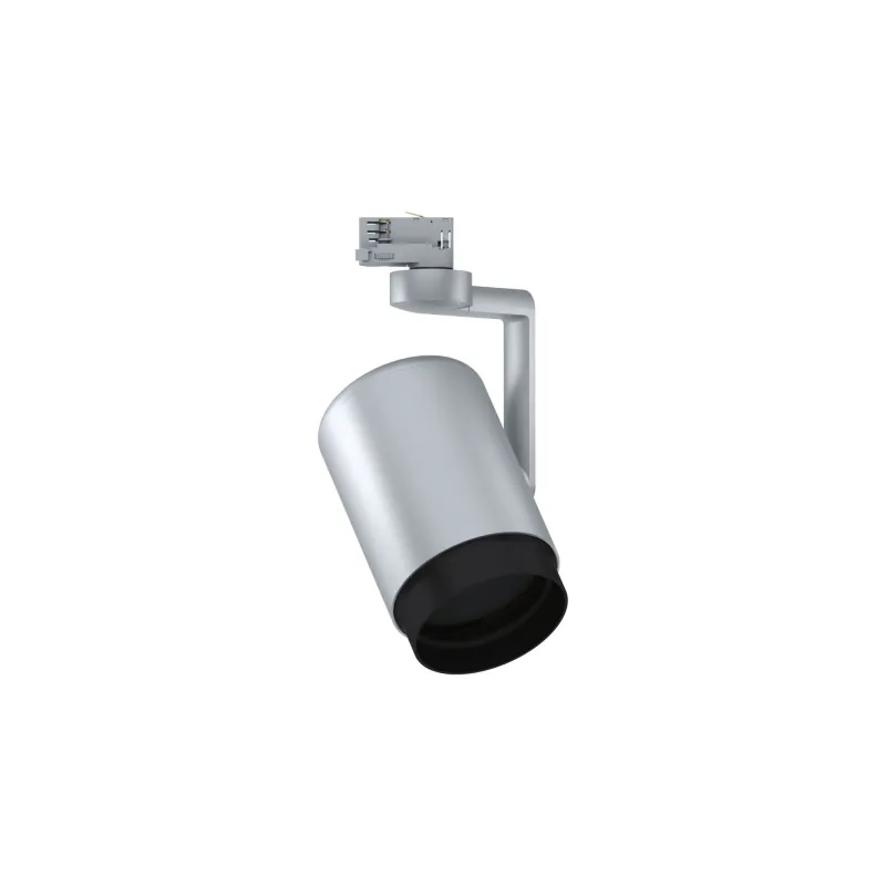 Spot ProRail3 Asthene max50W E27 Chrome dépoli 230V Métal/plastique