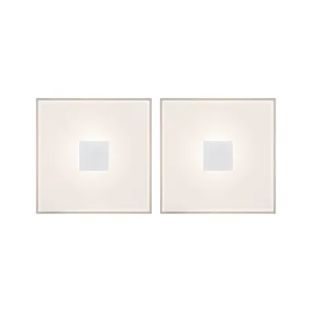 LumiTiles Basic Set Square 10x10cm 2x0,8W 2700K 12V Blanc Syn/Alu