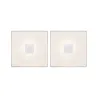 LumiTiles Basic Set Square 10x10cm 2x0,8W 2700K 12V Blanc Syn/Alu