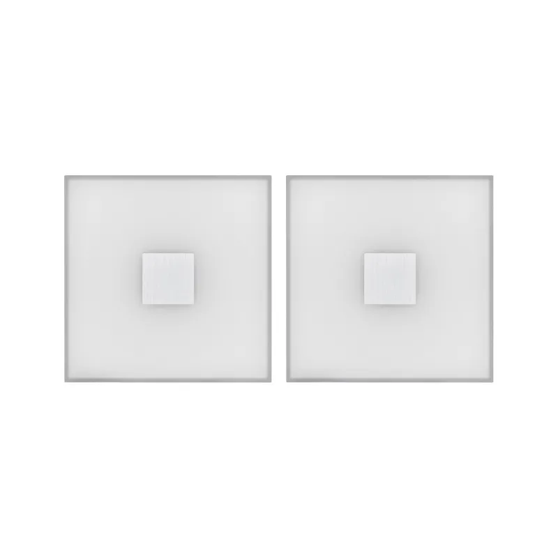 LumiTiles Basic Set Square 10x10cm 2x0,8W 2700K 12V Blanc Syn/Alu