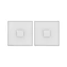 LumiTiles Basic Set Square 10x10cm 2x0,8W 2700K 12V Blanc Syn/Alu