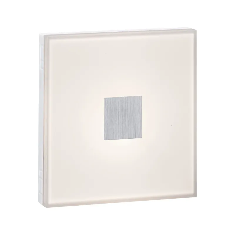 LumiTiles Basic Set Square 10x10cm 2x0,8W 2700K 12V Blanc Syn/Alu