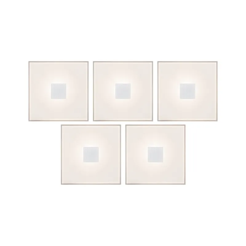 LumiTiles Basic Set Square 10x10cm 5x0,8W 2700K 12V Blanc Syn/Alu