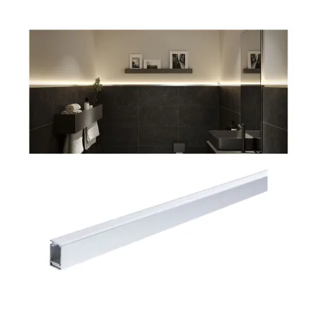 Profilé en saillie LumiTiles Top 2m avec diffuseur Alu anodisé/Satin
