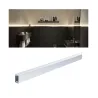 Profilé en saillie LumiTiles Top 2m avec diffuseur Alu anodisé/Satin