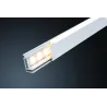 Profilé en saillie LumiTiles Top 2m avec diffuseur Alu anodisé/Satin