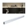 Profilé en saillie LumiTiles Top 1m avec diffuseur Alu anodisé/Satin